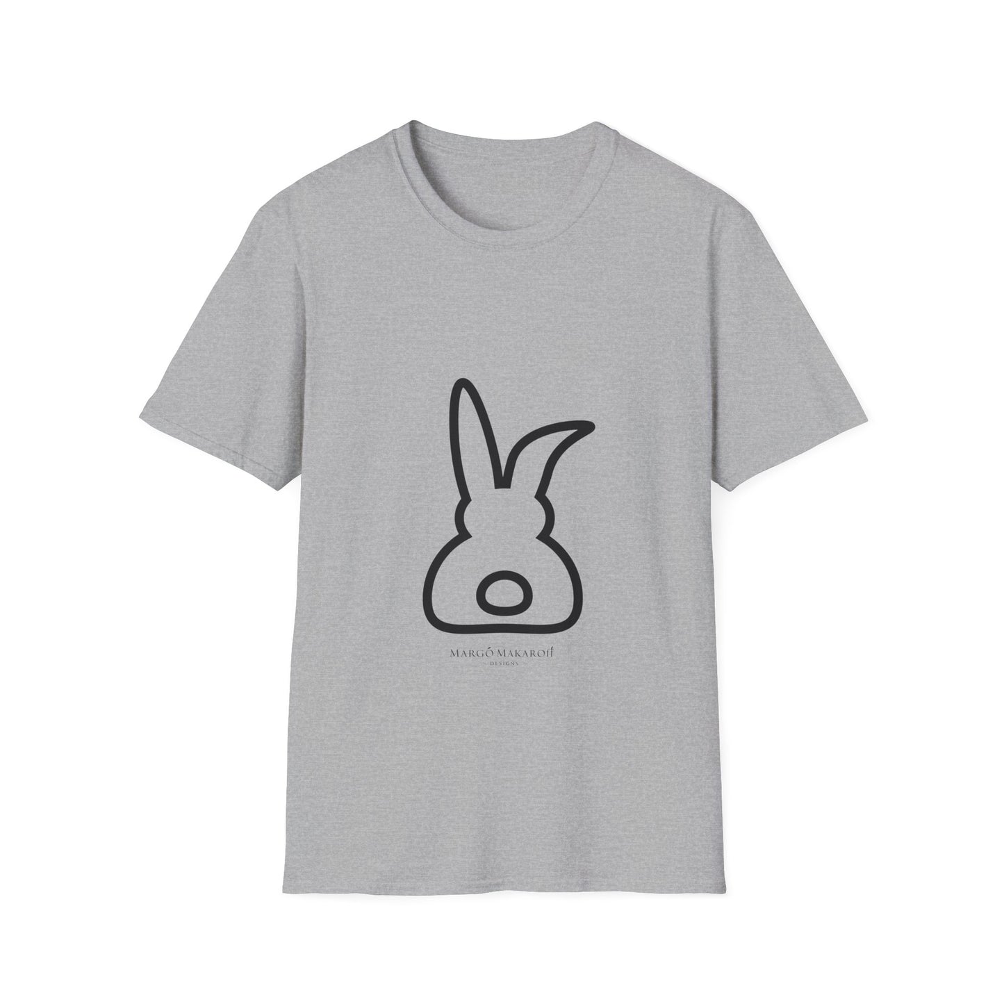 Easter Bunny Softstyle T-Shirt - Margo Makaroff- With Personalization