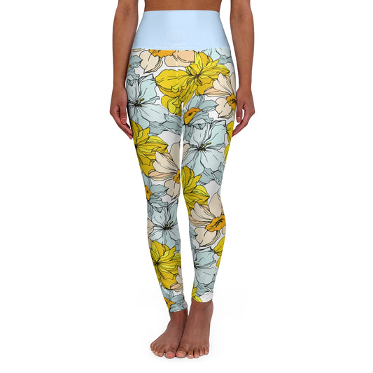*Floral Women's Yoga Pants - Margo Makaroff - Personalization Available