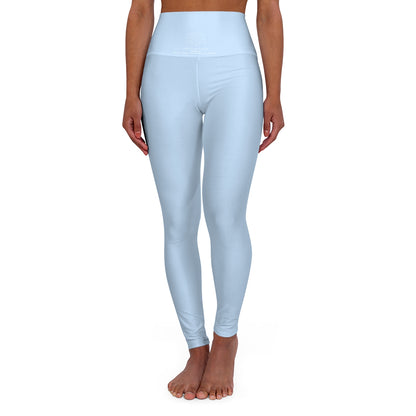 *Pastel Blue Women's Yoga Pants - Margo Makaroff - Personalization Available