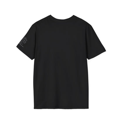 Monochrome Tiger Head Unisex T-Shirt by Margo Makaroff Design