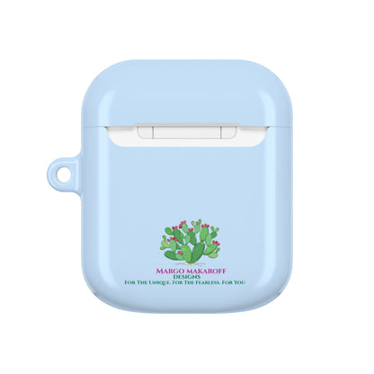 Floral Collection AirPod Case in Buttermilk -  Margo Makroff - Personalization Available