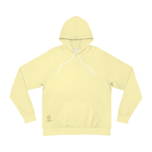 Minimalist Pastel Yellow Fashion Hoodie - Margo Makaroff - Personalization Available