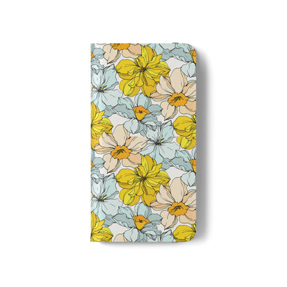 Floral with Pastel Yellow Wallet Case for iPhone & Android –  Margo Makroff - Personalization Available