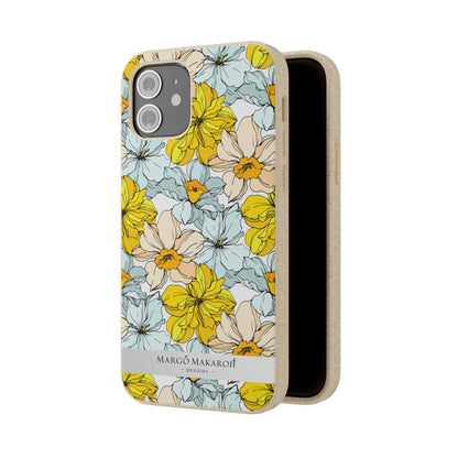 Floral Collection Biodegradable Phone Case - Eco-Friendly Style for Nature Lovers with Personalization by Margo Makaroff