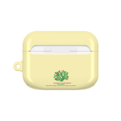 Floral Collection AirPod Case in Buttermilk -  Margo Makroff - Personalization Available