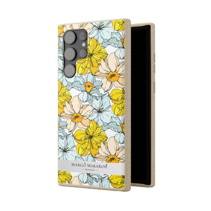 Floral Collection Biodegradable Phone Case - Eco-Friendly Style for Nature Lovers with Personalization by Margo Makaroff