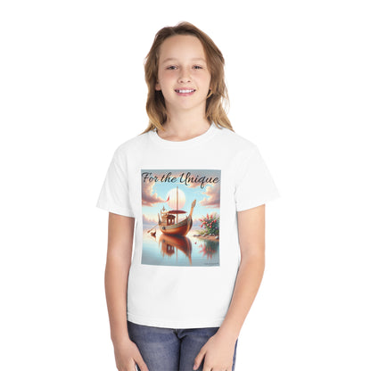 Youth "For The Unique" Tee - Design by Margo Makaroff with Personalization