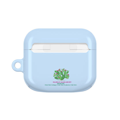 Floral Collection AirPod Case in Buttermilk -  Margo Makroff - Personalization Available