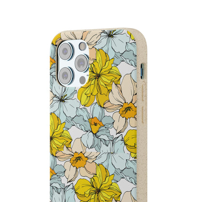Floral Collection Biodegradable Phone Case - Eco-Friendly Style for Nature Lovers with Personalization by Margo Makaroff