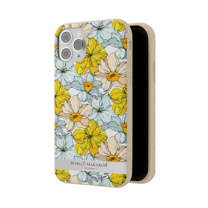 Floral Collection Biodegradable Phone Case - Eco-Friendly Style for Nature Lovers with Personalization by Margo Makaroff