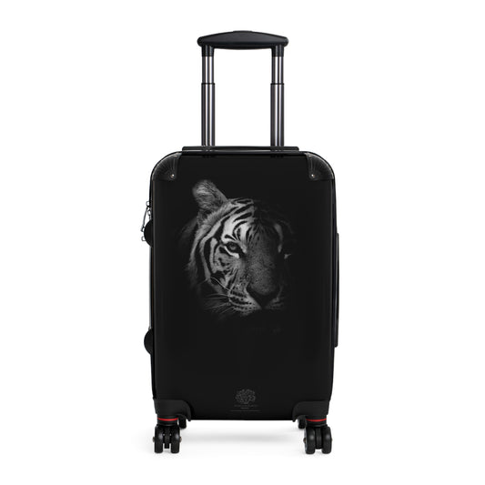 Monochrome Collection Carry-On Suitcase – Stylish Travel Luggage for Adventurers - Margo Makaroff - Personalization Available