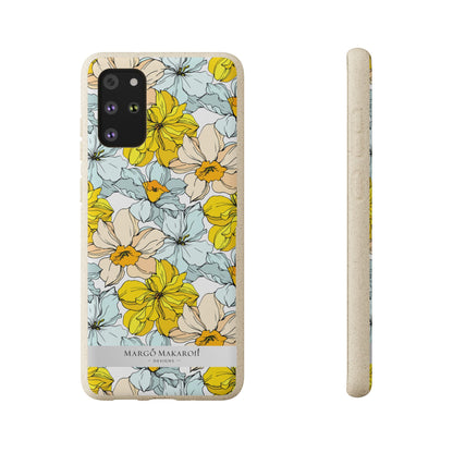 Floral Collection Biodegradable Phone Case - Eco-Friendly Style for Nature Lovers with Personalization by Margo Makaroff