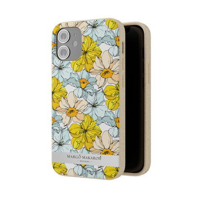 Floral Collection Biodegradable Phone Case - Eco-Friendly Style for Nature Lovers with Personalization by Margo Makaroff