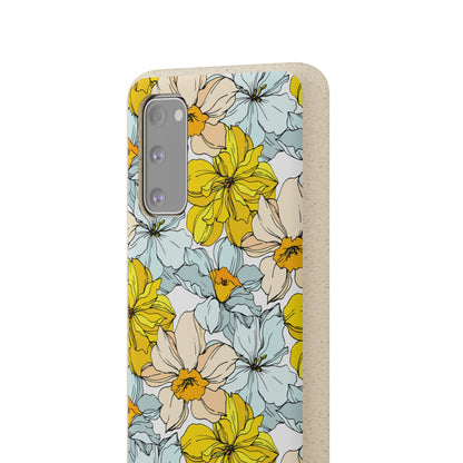 Floral Collection Biodegradable Phone Case - Eco-Friendly Style for Nature Lovers with Personalization by Margo Makaroff