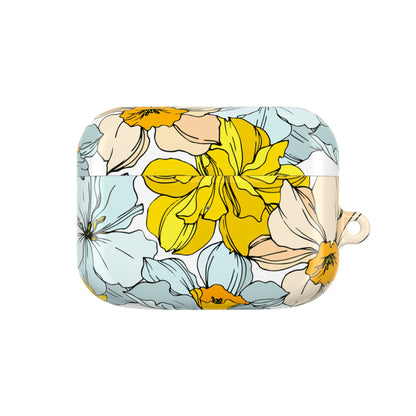 Floral Collection AirPod Case in Buttermilk -  Margo Makroff - Personalization Available