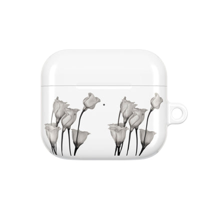 Elegant Floral AirPod Case - Monochrome Collection - Margo Makaroff - Personalization Available