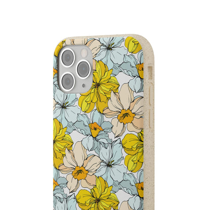Floral Collection Biodegradable Phone Case - Eco-Friendly Style for Nature Lovers with Personalization by Margo Makaroff