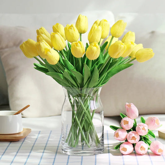 Tulips Artificial Flowers Home Decoration