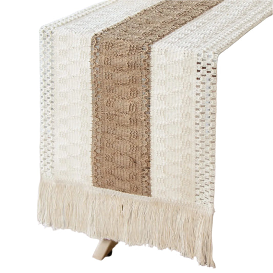 Table Runner Farmhouse Style, Boho Table Runner