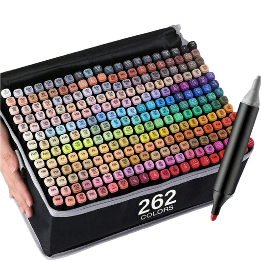 Drawing Markers with Dual Tip Permanent Art Sketch Markers for Illustration School Supplied