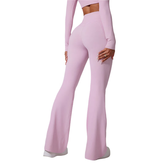 Women High Waist Flared Leggings